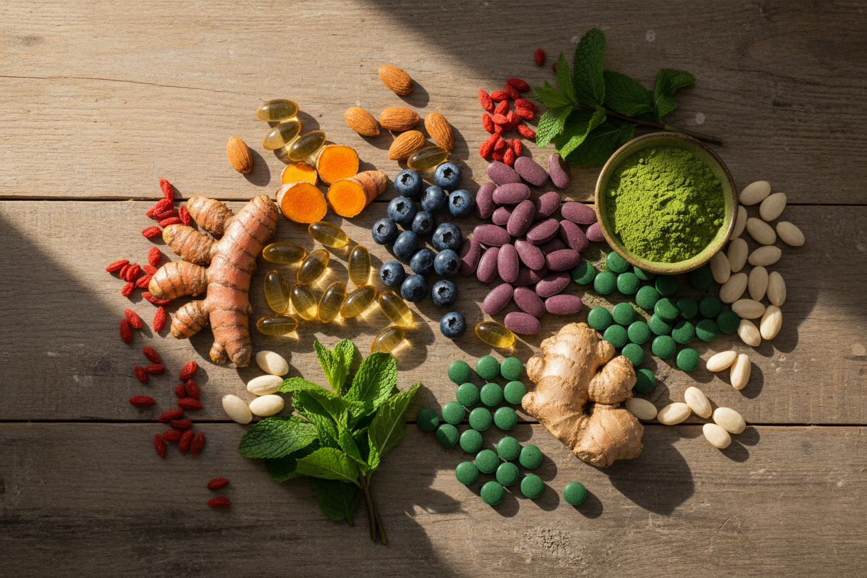 Дай ми снимка на хранителни добавки с натурални съставки